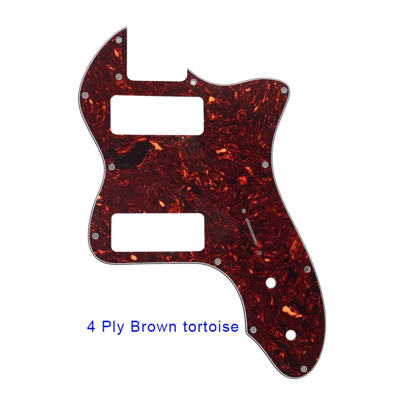 Pleroo Guitar Parts - For Classic Series '72 Telecaster Tele Thinline Guitar Pickguard Scratch Plate With P90 Humbucker Pickups