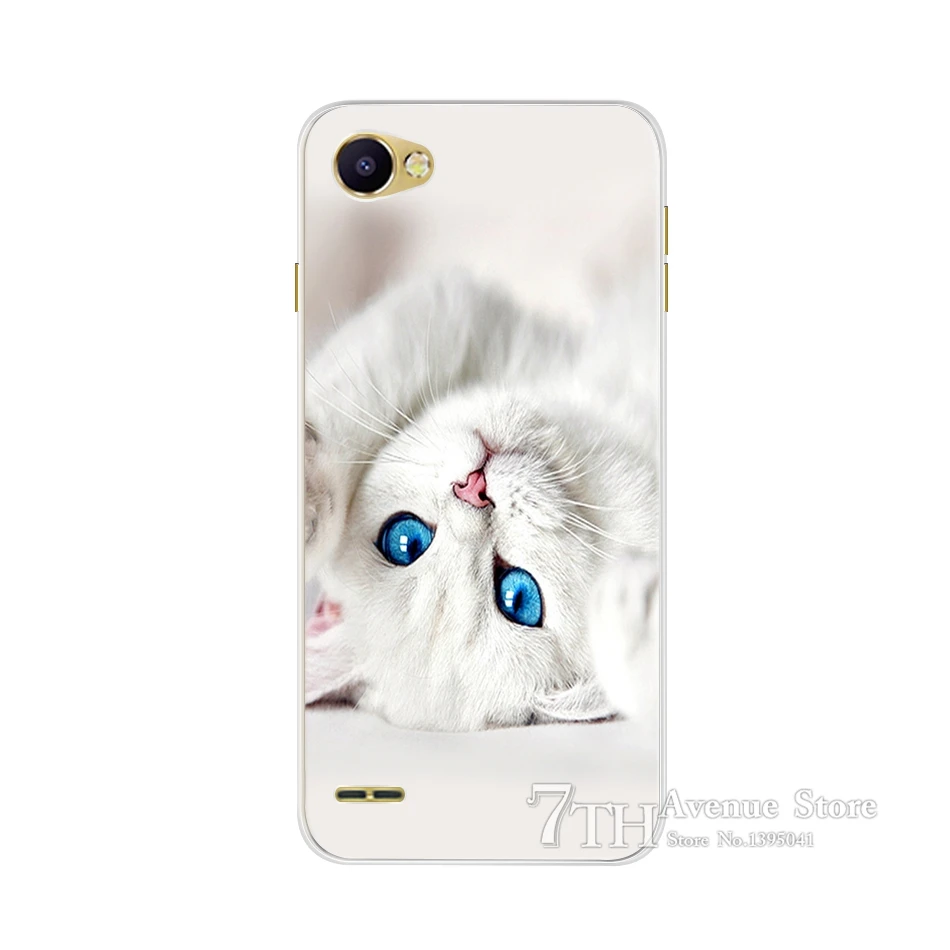 Floral Soft Silicone Case For LG Q6 Q6a Cases Cover For LG Q6 Alpha Cute Painted Phone Case For LG Q6 Plus X600 X600K X600L 5.5\