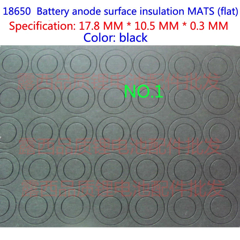 100 قطعة/الوحدة 18650 بطارية العزل سادة 2 سطح الخلية سادة 3 بطارية العزل سادة 4 بطارية العزل سادة الشعير ورقة