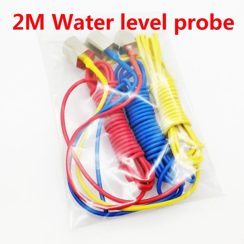 DF96A/B Automatic Water Level Controller Pump Controller Automatic Water Level Switch 220V and 2 m Tricolor Water Level Probe