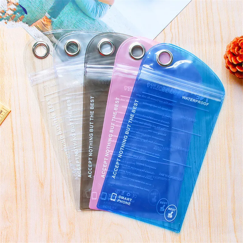 2000Pcs/Lot Waterproof Zipper Plastic Retail Hang Hole Package Bag Hang Poly Soft For Cable Smart Phone Case Packaging Bag