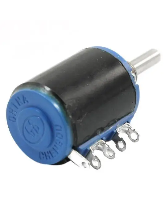 1pcs WXD3-12-2W Shaft Dia 10K Rotary side Multiturn Potentiometer WXD3