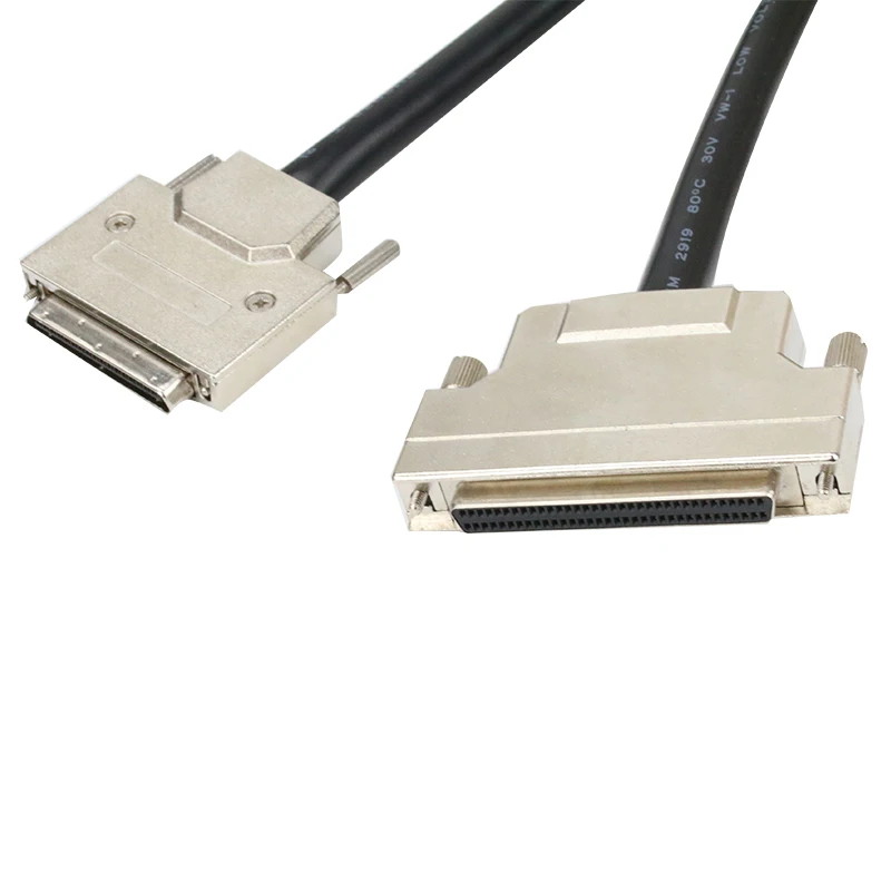 SCSI Cable HPDB68 Female to VHDCI68 Male Cable HPDB68 to VHDCI68 M/F HPDB68P VHDCI68P Professional Customization