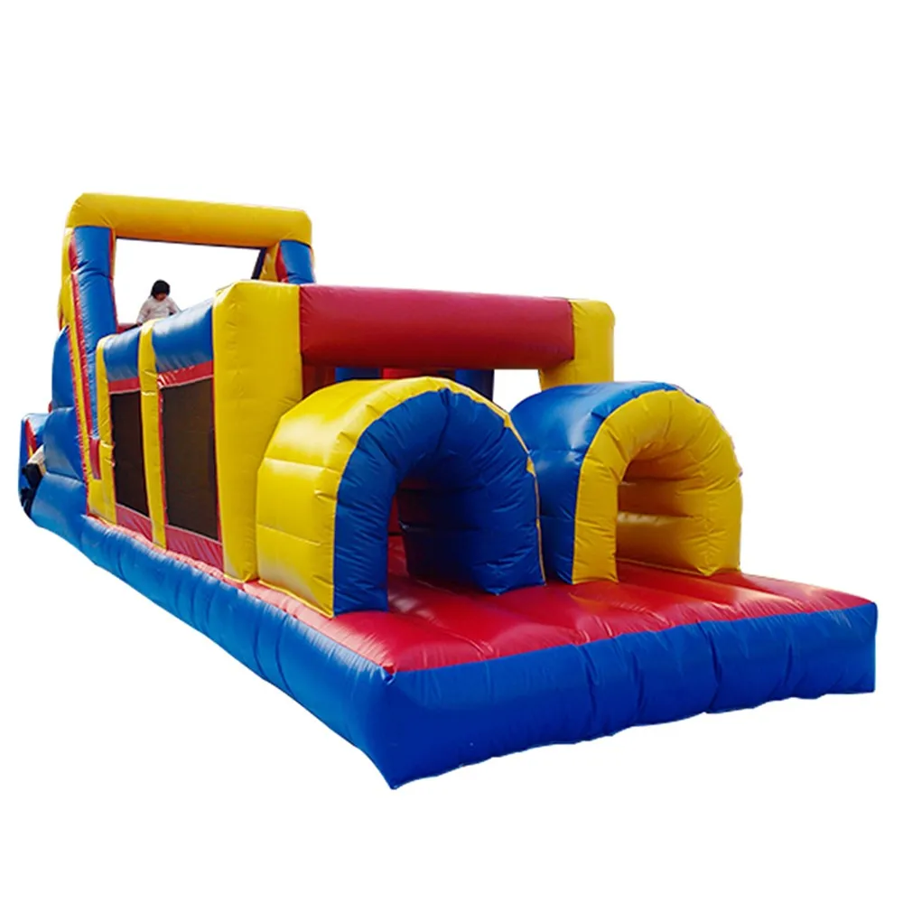 Inflatable obstacle course large inflatable slide mobile amusement park obstacle course