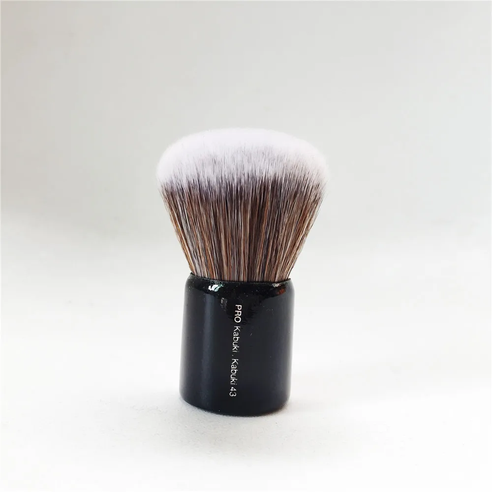 Pro Kabuki Brush #43 - Buffer Brush for Face Powder Bronzer Blusher Mineral Makeups - Quality Makeup brushes Tool