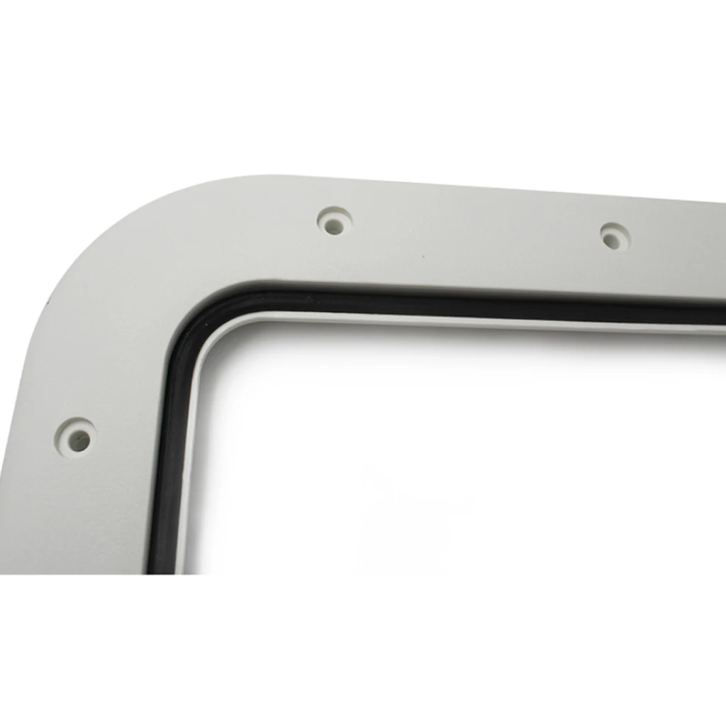 White Marine Boat Deck Access Hatch & Lid cover Non-slip 42.5 X 31.5 X 2 cm Durable Sealed Rubber Strip Marine Boat accessories