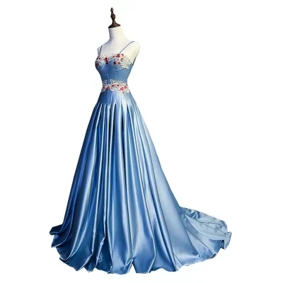 Luxus hellblau blumen stickerei spitze kleid mittelalterlichen kleid renaissance-kleid königin Viktorianischen Gothic/Marie/Belle Ball