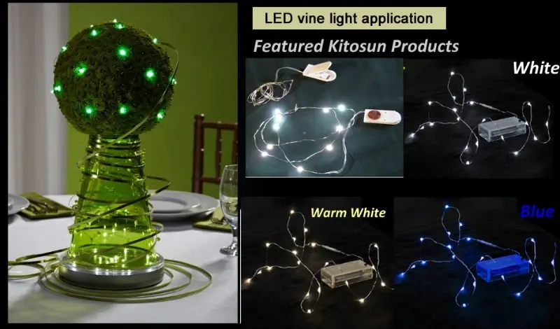 CR2032 Micro LED reben lichter Hochzeitsdekoration Mini LED Fairy Licht