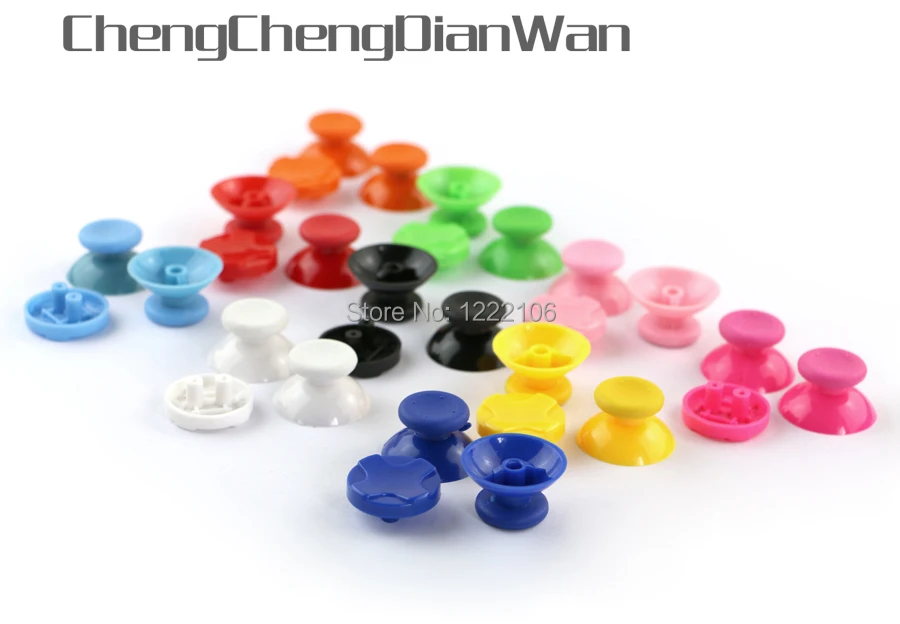 ChengChengDianWan 100sets/lot 10 colors joystick caps thumbsitck caps mushroom caps with D-pad for xbox360 controller