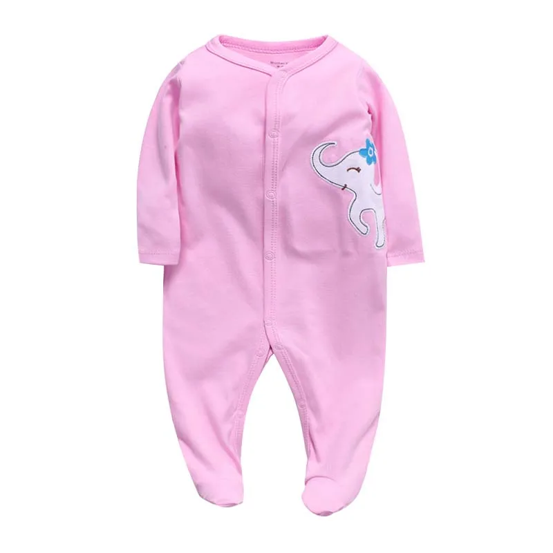 6PCS/LOT Baby Rompers  Long Sleeve 100%Cotton overalls Newborn clothes Roupas de bebe boys girls jumpsuit&clothing