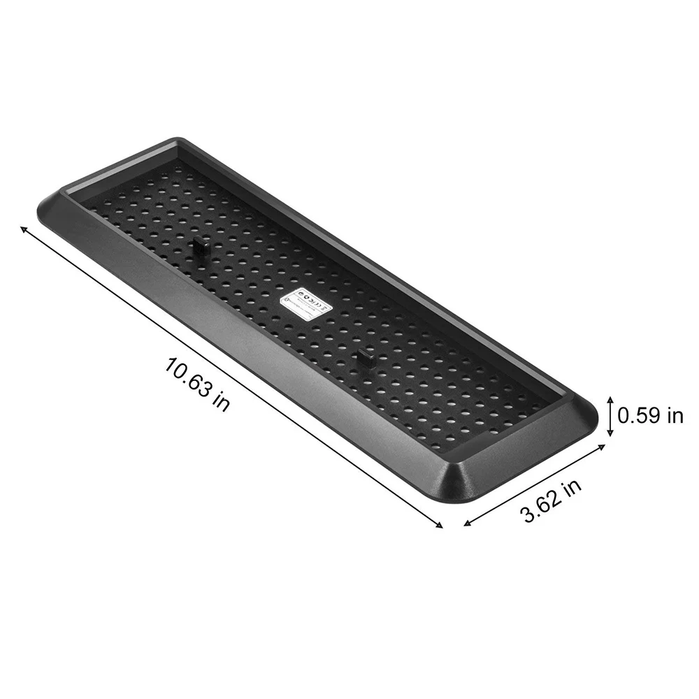 Портативная вертикальная подставка для Xbox One X, нескользящий вертикальный держатель для док-станции для Xbox One X, игровые аксессуары для консоли, черный цвет