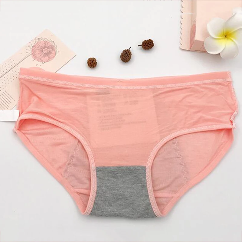 New Arrivals Women Panties Modal Soft Comfy Physiological Briefs Leakproof Menstrual Period Female Underwear One Size Intimates