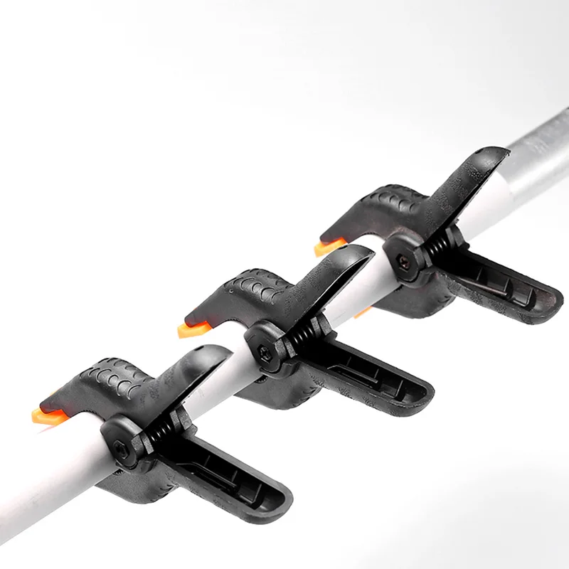 Abrazaderas de resorte de nailon ajustables fuertes para estudio de fotografía, accesorios de fondo, Clip fijo, 2/3/4 pulgadas, 4 piezas