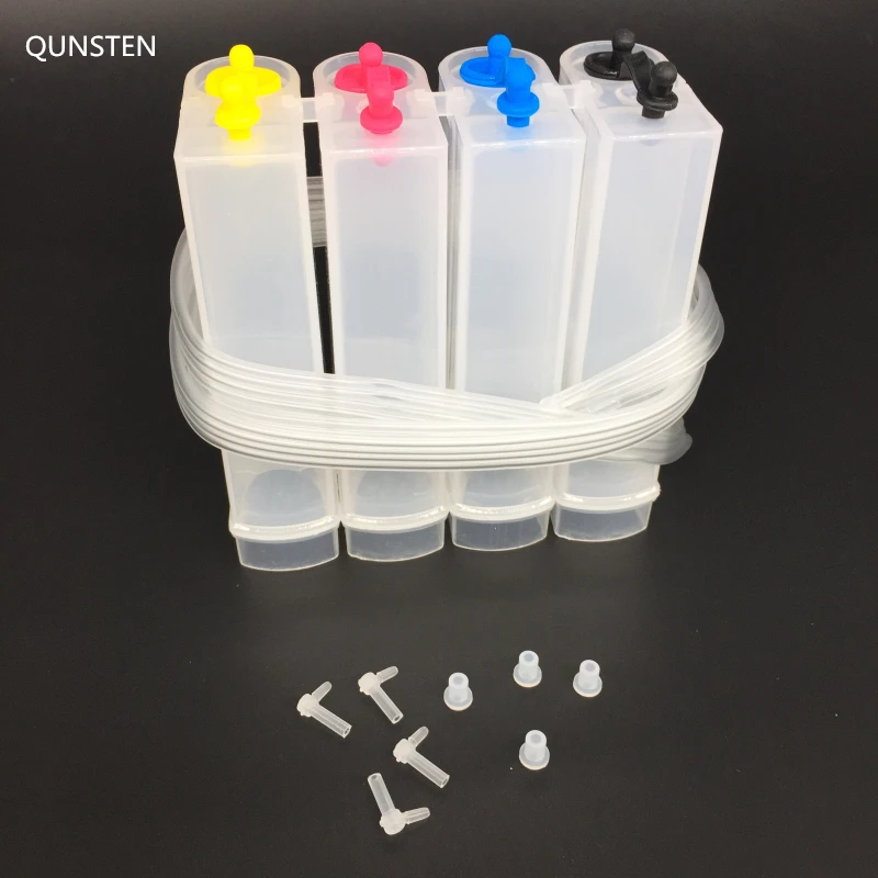 4 Color 85ML DIY Continuous Ink Supply System Outer Ink Tank Universal CISS Refill Kit For Epson Canon HP Brother Inkjet Printer