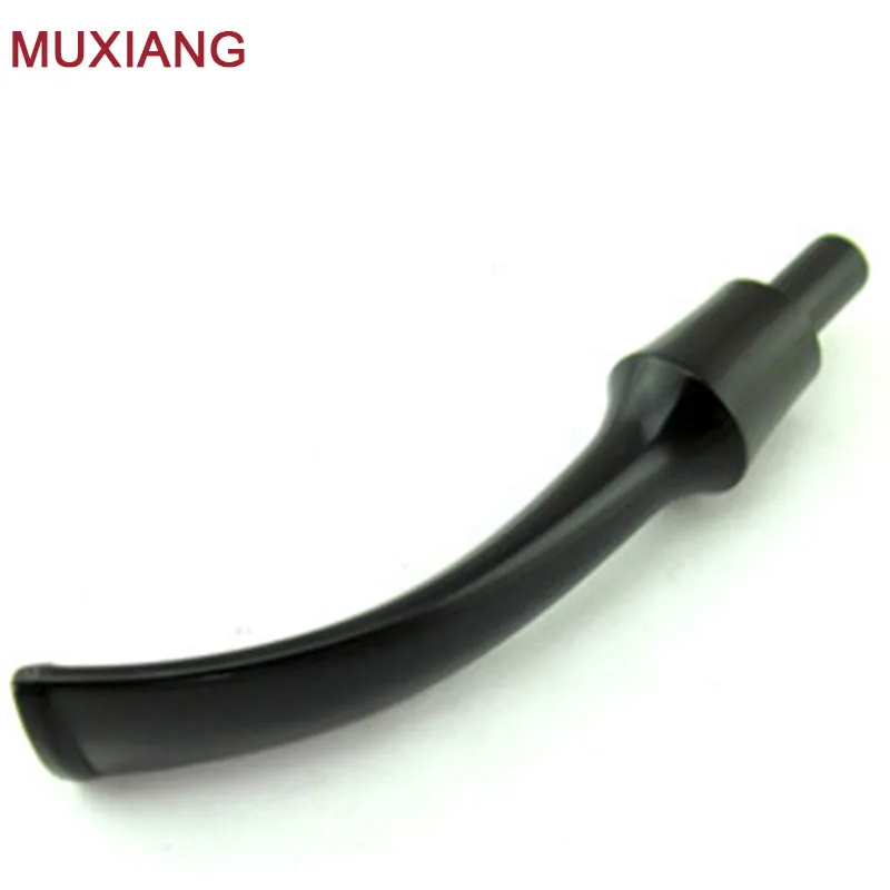 MUXIANG Bent Saddle Shape Mouthpiece Pipe Specialized 7.2mm Tenon 3mm Air Passage DIY Pipe Mouthpiece with Metal Filter be0039