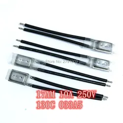 17AM 130 Degree 17AM 033A5 Normally Closed Overheat Protector Motor Power Temperature Switch 130 C NC 10A 250V 17AM033A5 Manual