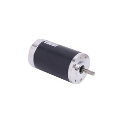 Permanent magnet DC motor 12V/24V miniature DC speed regulating motor 50mm DC high speed silent motor 6mm shaft diameter