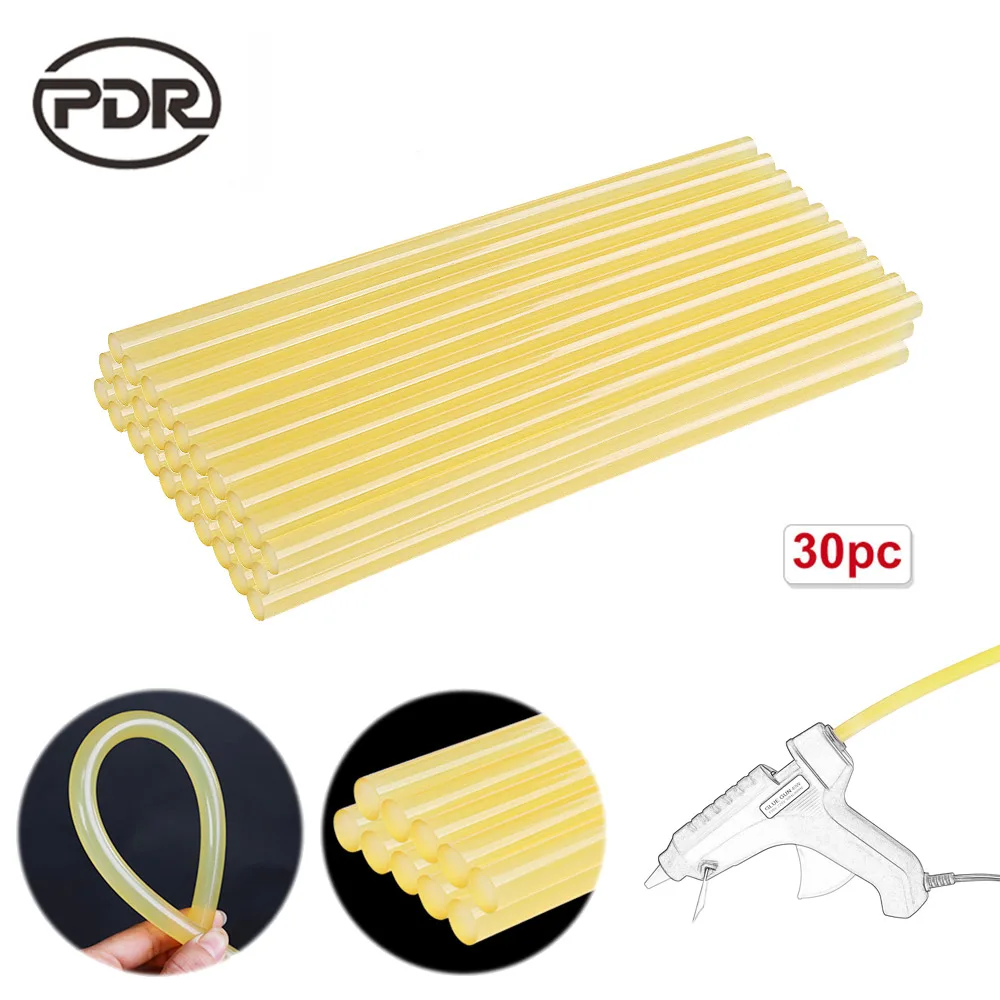 30 pcs/set Glue stick PDR Tools Auto Repair Tool To Remove Dents Auto Tools Professional 11 mm PDR Adhesive Hot Melt Glue