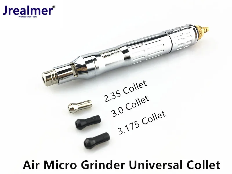 Jrealmer 1pcs NAK-180 Air Micro grinder pencil Universal Collets  Die grinder air pressure