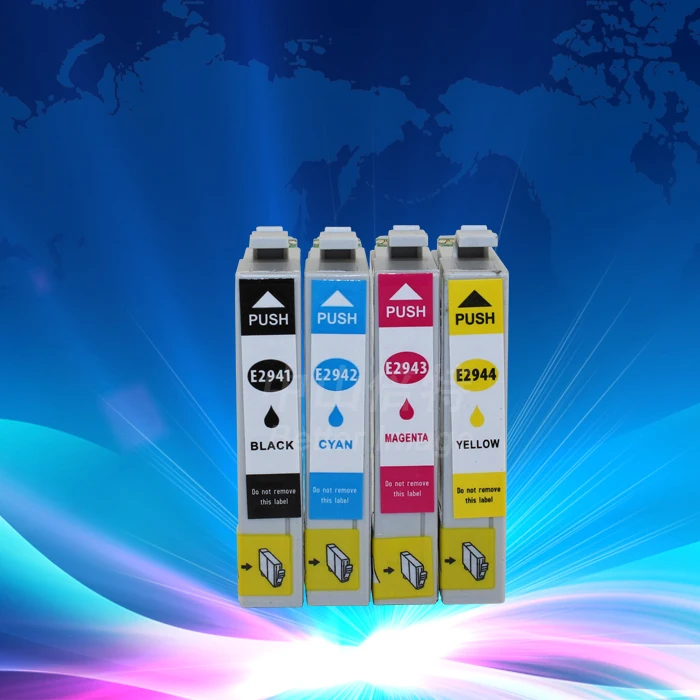 INK WAY Free postage,4PK T2941-T2944 Compatible new ink cartridge for EP WF-2630  WF-2650 WF-2660  etc.,HOT IN OCEAN