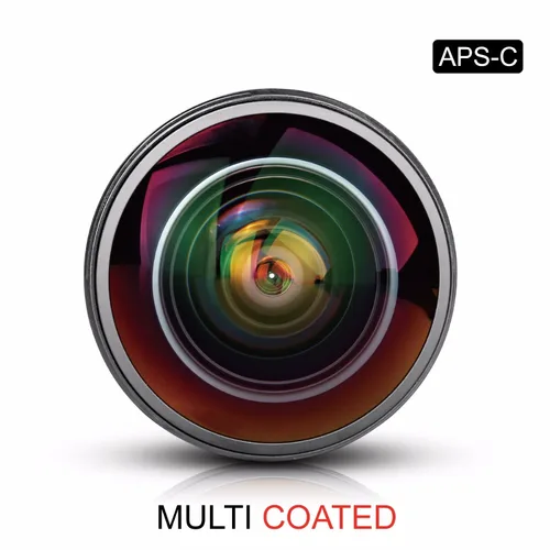 Imagen 2 del producto Meike-lente ojo de pez ultraancho f3.5 de 8mm para cámaras Canon EOS EF /Nikon f-mount con APS-C/marco completo