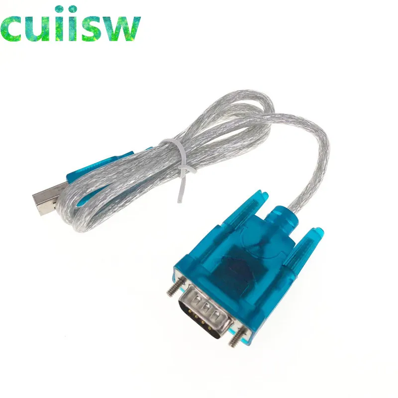 1PCS  HL-340 New USB to RS232 COM Port Serial PDA 9 pin DB9 Cable Adapter support Windows7-64