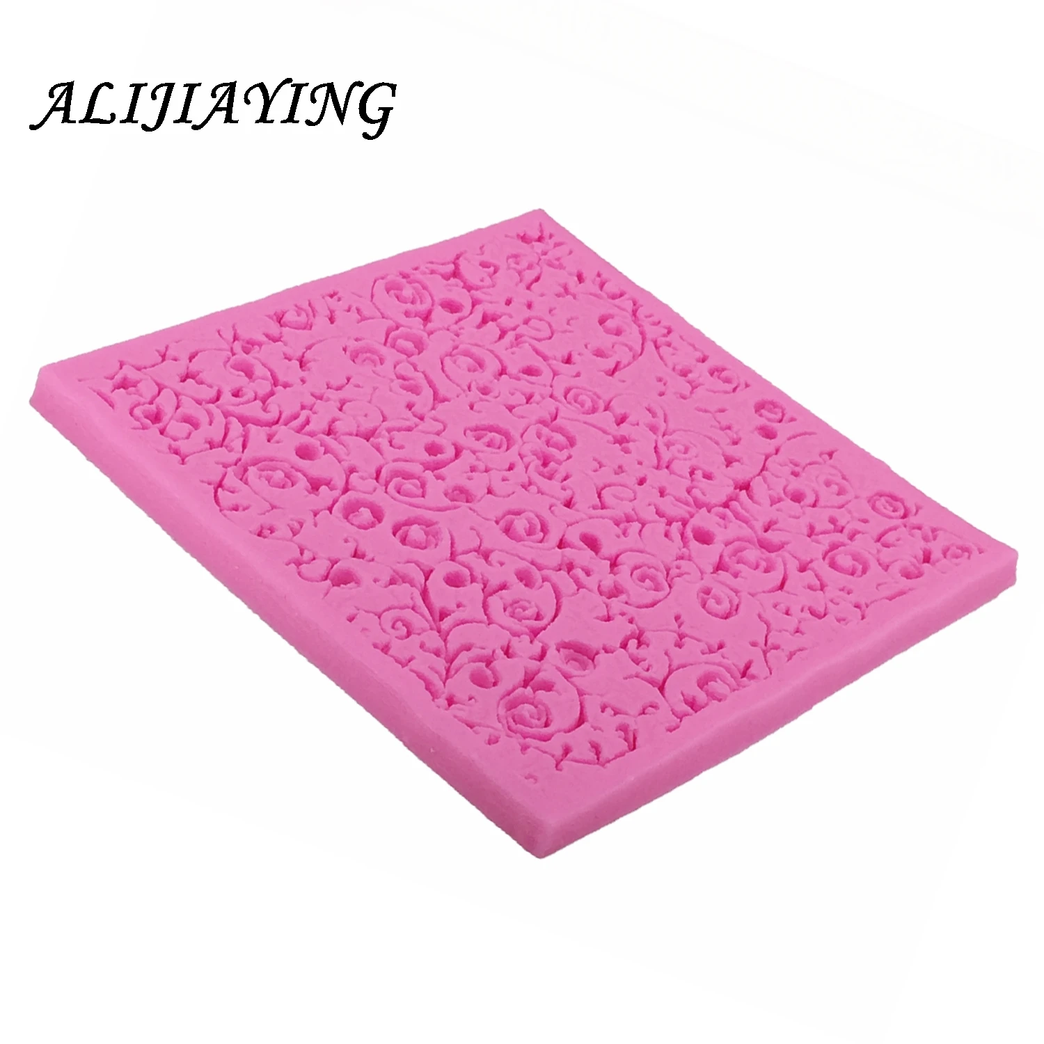 DIY Cake Border Silicone mat Mold Flower Vine Fondant Cake Decorating Tools Chocolate Gumpaste Molds Cupcake Baking Moulds D0490