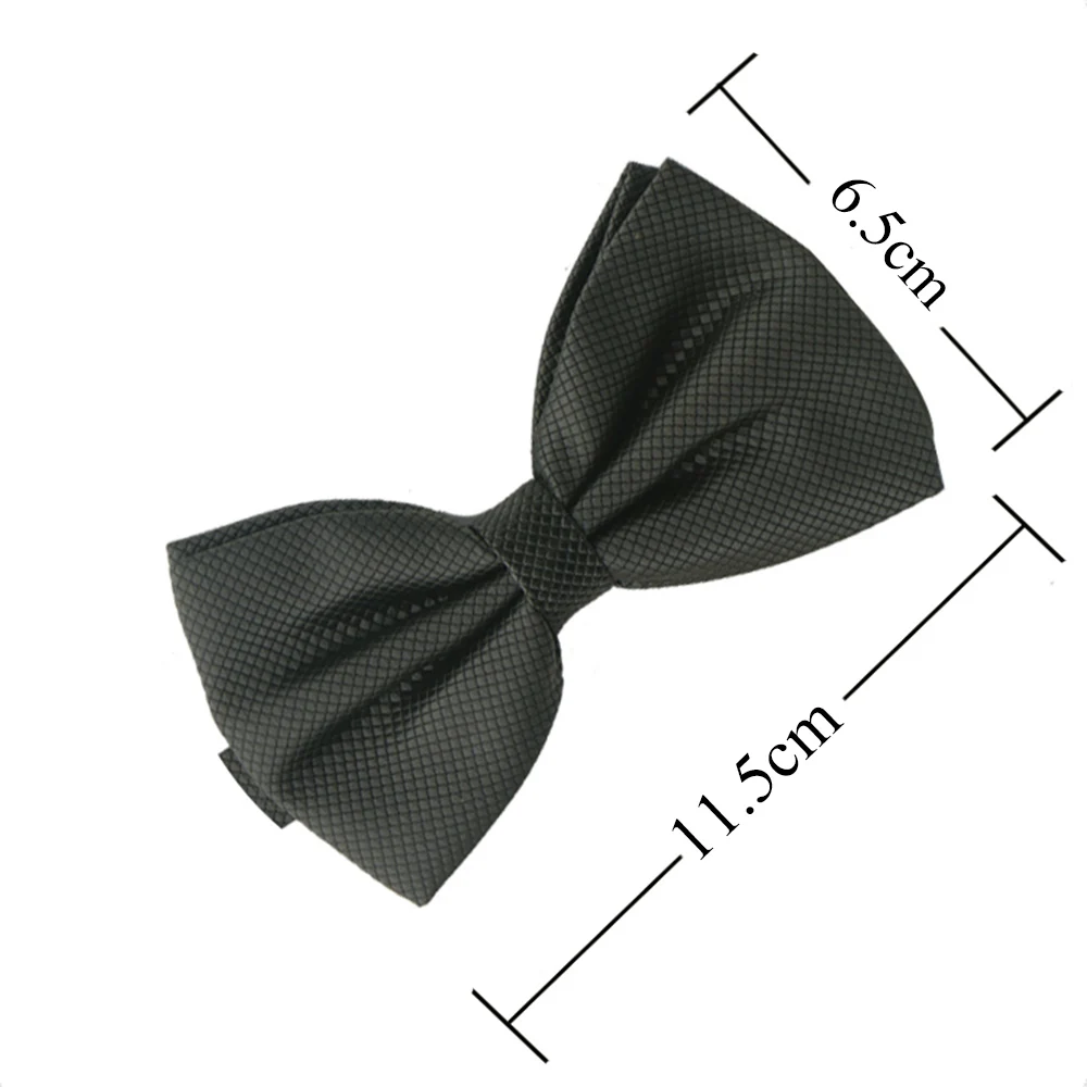 HUISHI Bowtie ชายสีแดง Bow tie Bowtie สีดำทองสีแดงสีเขียวสีชมพูสีขาวคลาสสิก Bow Tie สำหรับชาย