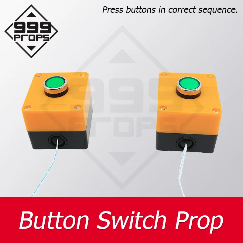 Button Switches Escape Room Prop press correct password to unlock real life console switch game manufacture