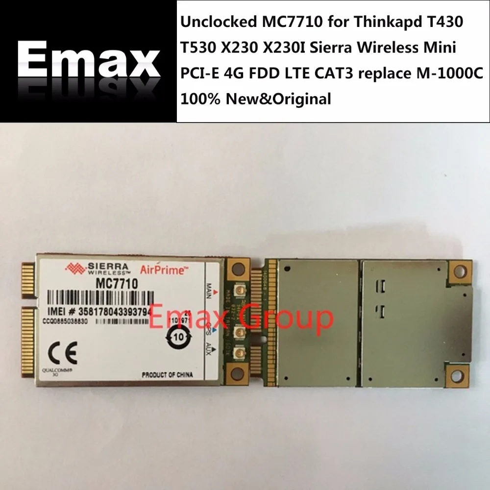 Unclocked MC7710 for Thinkapd T430 T530 X230 X230I New Original Sierra Wireless Mini PCI-E 4G FDD LTE CAT3 JINYUSHI stock