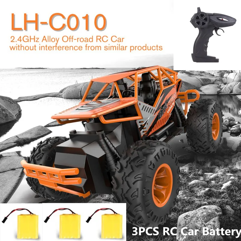 New 2.4GHz Off-road Rock Climbing Crawler Vehicle LH-C010 Alloy Remote Control RC Racing Car Toys Car for Children Kid Best Gift