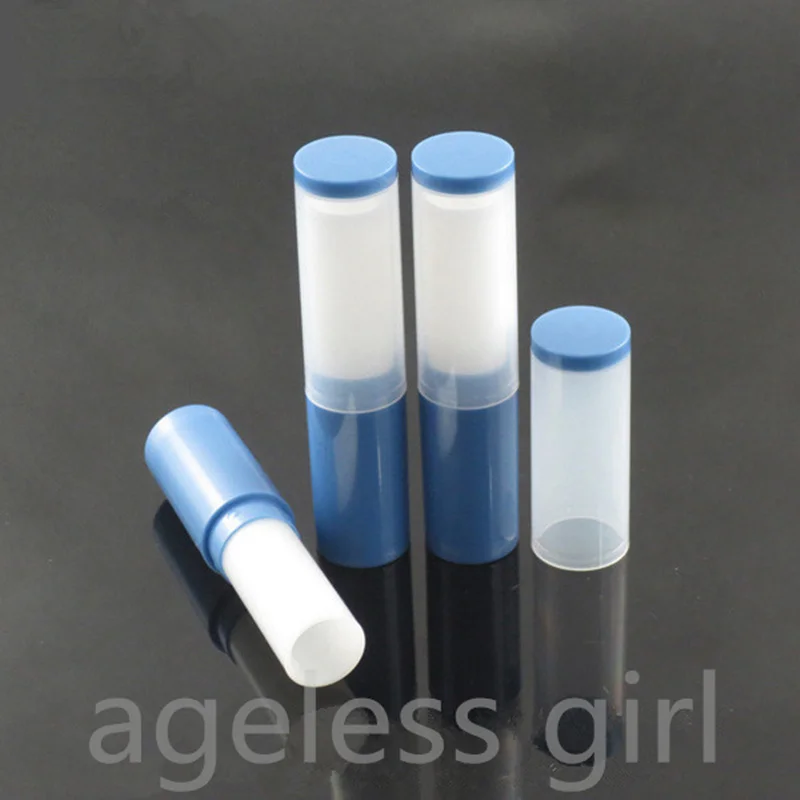 

40/60/120pcs Direct Flling Empty Blue Lipstick Tube Hot Sale DIY Lip Balm Tubes Makeup Tools