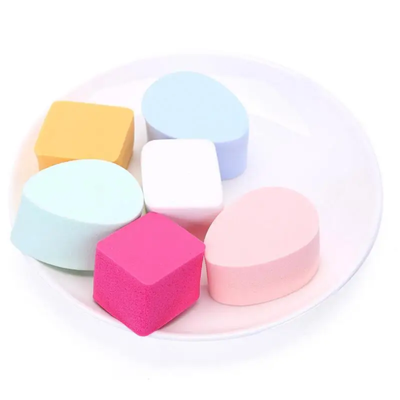 6pcs/set maquillaje High quality Large Women Makeup Foundation Cosmetic Puff Facial Face Soft Sponge Powder Puffs