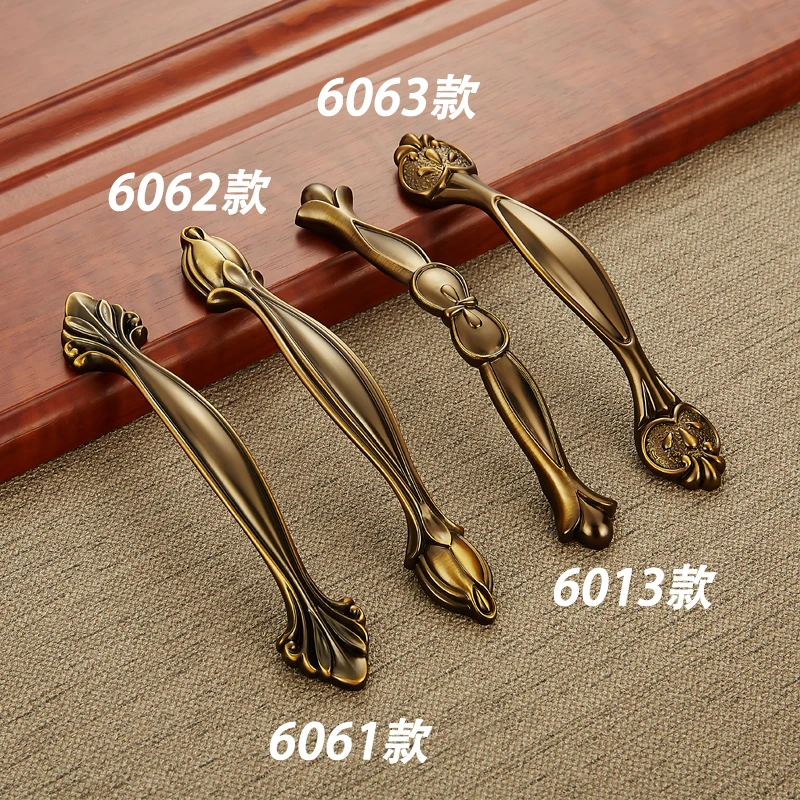 AOBT Yellow Antique Kitchen Cabinet Storage Door Handles Dressers Wardrobe Cupboard Handle Drawer Pulls Furniture Hardware