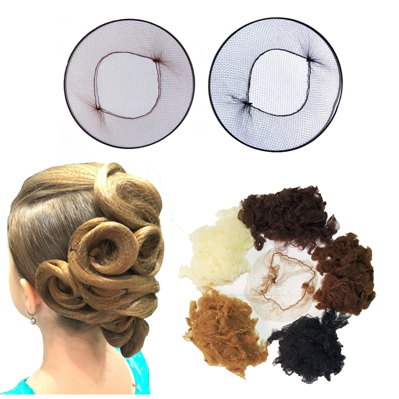 Líneas elásticas para cubrir la barba, redes para el pelo, muestra suave, invisible, malla fina de color, nailon, redecilla para el pelo, 100 unids/lote