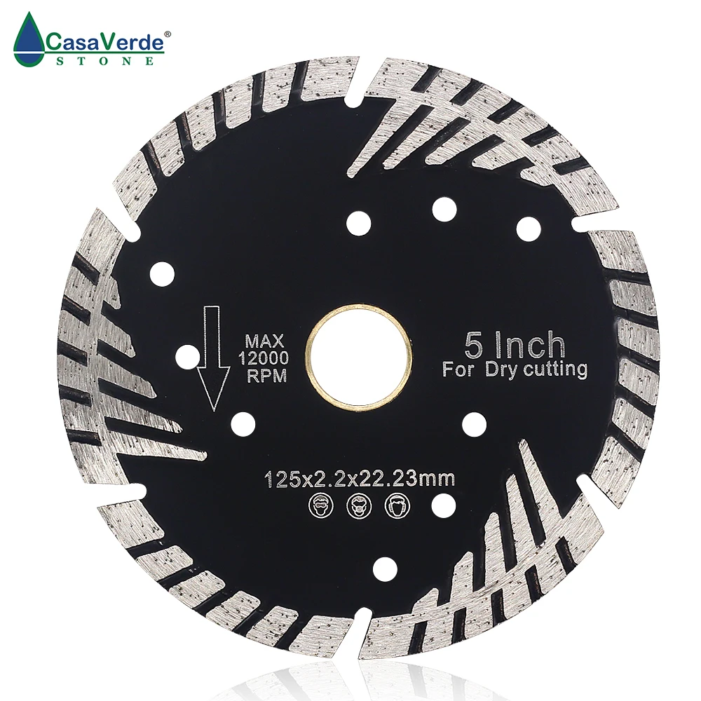 DC-STB5 125mm cắt kim cương đĩa với xiên bảo vệ cho đá lưỡi cưa kim cương