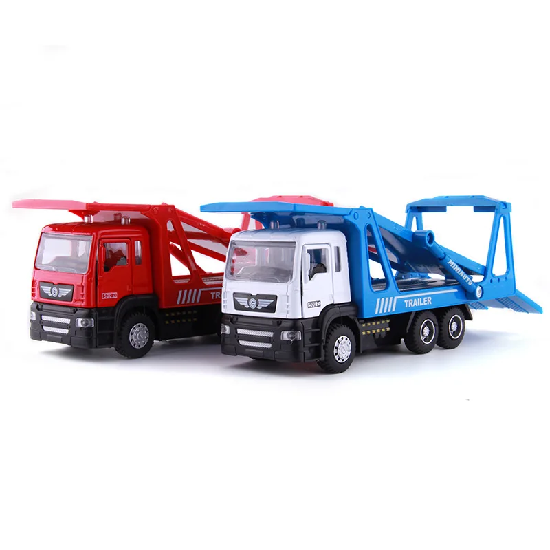 

Best selling 1:50 sound and light pull back alloy model,simulation die-casting traffic rescue trailer toy,free shipping