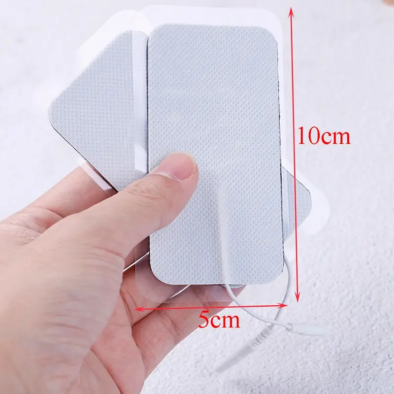 2pcs/lot Electrode Pads for Tens Units White Cloth Massage Digital Therapy Machine Massager for Slimming