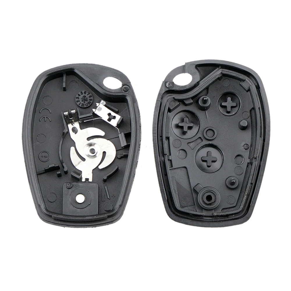 Funda de llave de 2/3 botones para Renault Modus Clio 3 Twingo DACIA Logan Sandero hoja sin cortar Fob carcasa remota reemplazo VA2 Blade