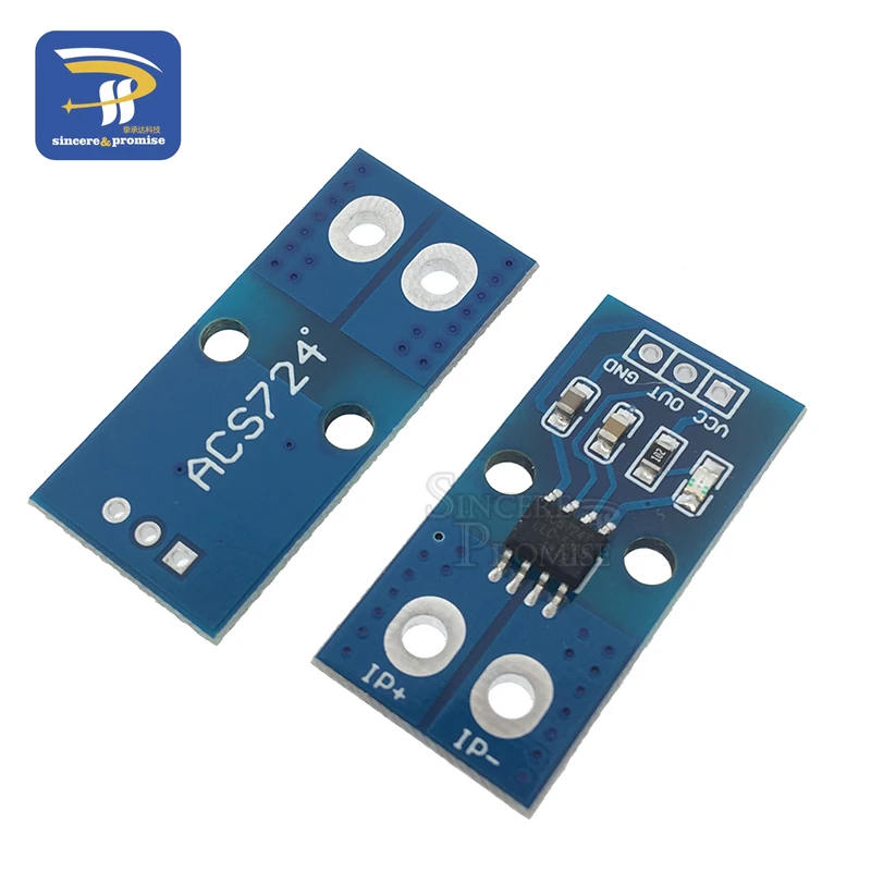 1PCS NEW 40A 50A 5V Hall Current Sensor Module ACS724 Model For Arduino Detection Board ACS724-LLCTR-40AB