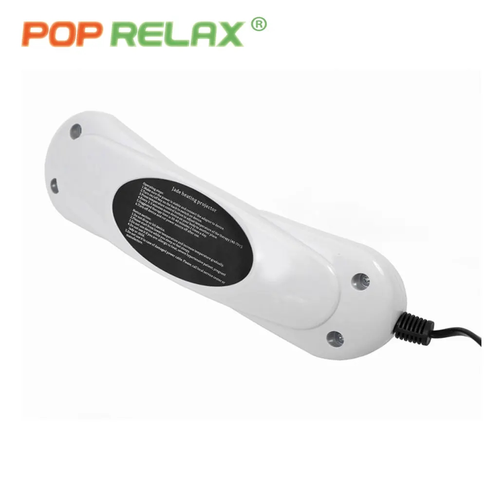 POP RELAX 5 ball heated jade stone roller massage device far infrared thermal therapy body pain relief ceragem projector heater