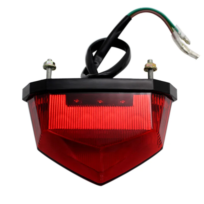 ROAOPP 3-Color Motorcycle Brand New Tail Light LED Tail Turn Signal Suitable For Honda Yamaha