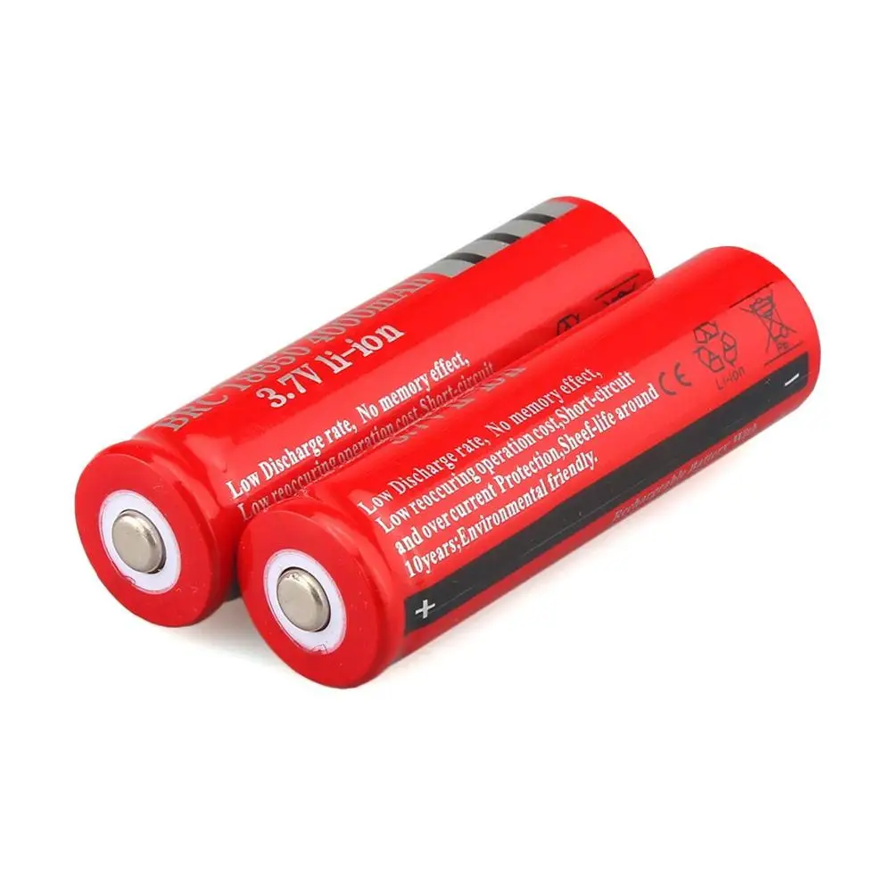 GTF 1 sztuk 3.7V 4000MAH 18650 akumulator 18650 akumulator litowo-jonowy 4000mAh bateria litowa do latarki LED latarka