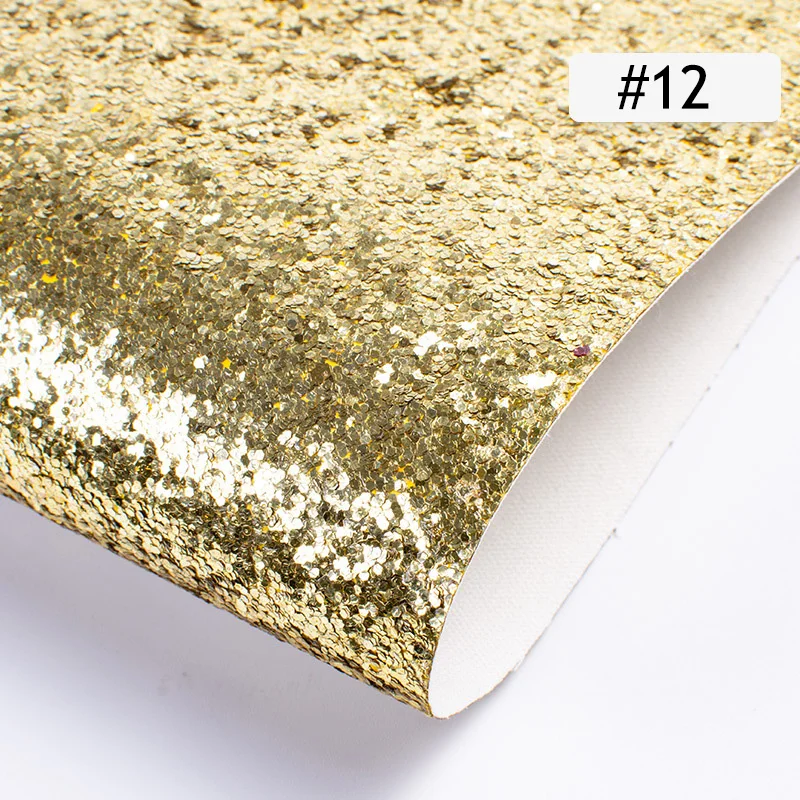 25cm*34cm Sequin Glitter PU faux leather fabric DIY Handmade Sew Clothes Accessories Supplies