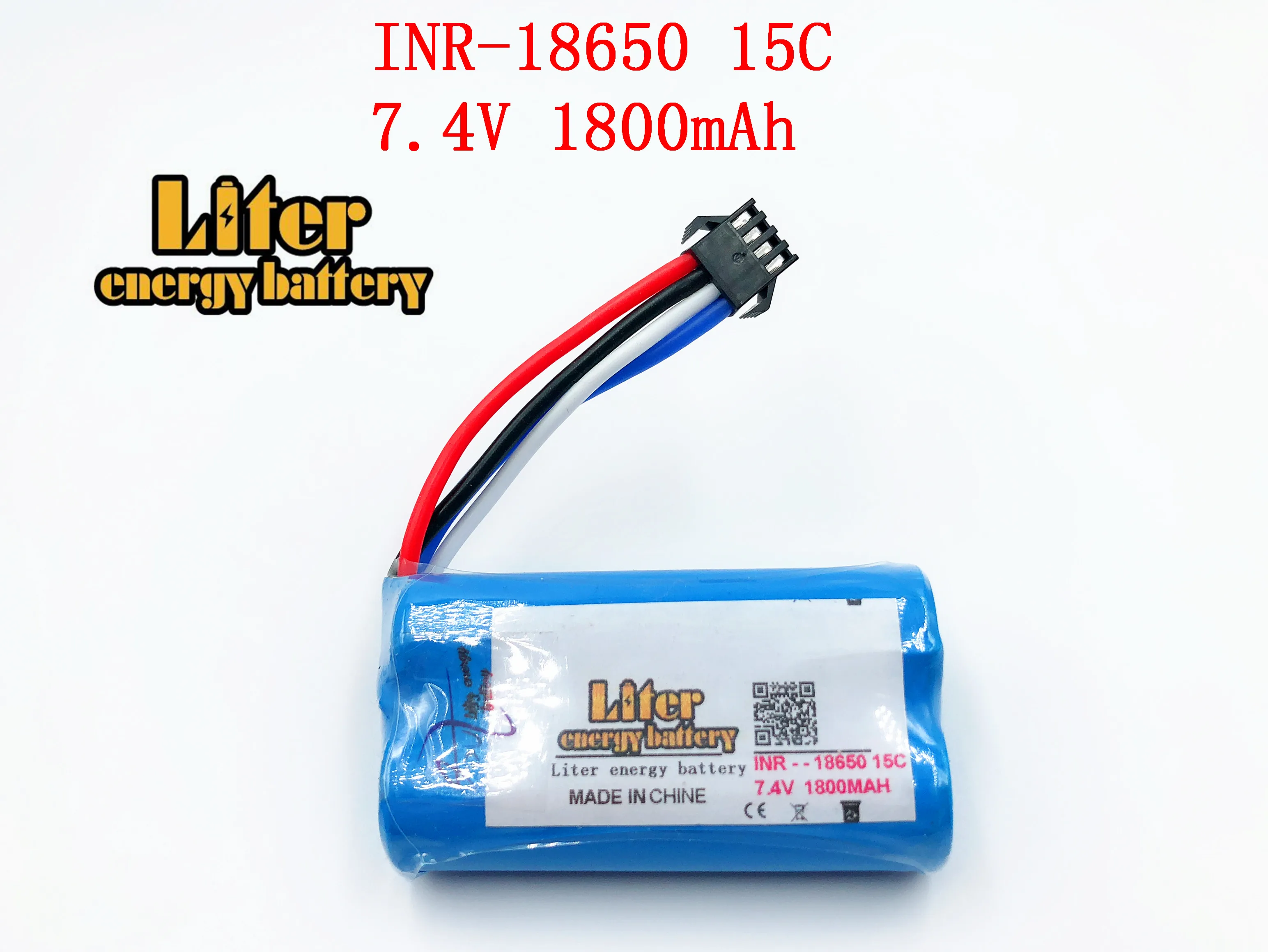 Bateria litowa 7,4 V 1800 mAh do Udi U12A Syma S033g Q1 Tianke H100 7,4 Bateria litowa 18650 7,4 V 1800 mah 15C