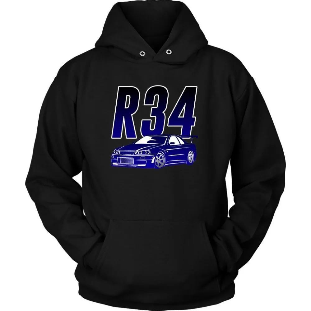 Niss Skyline R34 GTR Tuner JDM Car Hoodie Sweatshirt