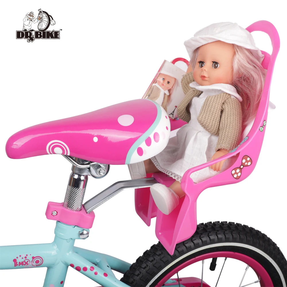 Drbike Kids Bike Seat Post Doll Seat with Holder for Kid Bike with Decorate Yourself Stickers baby bike bicycle baby seat doll