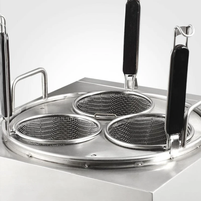 Cuiseur Commercial de nouilles en acier inoxydable, 3000W, Type de Table, four de cuisson