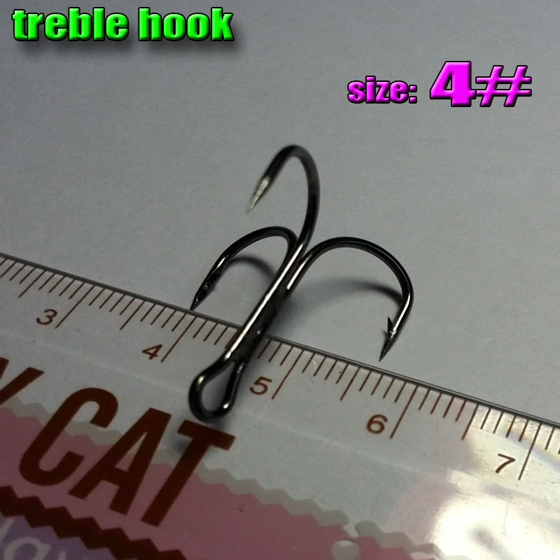 

2023 Treble Fishing Hooks 4# 2000pcs direct factory