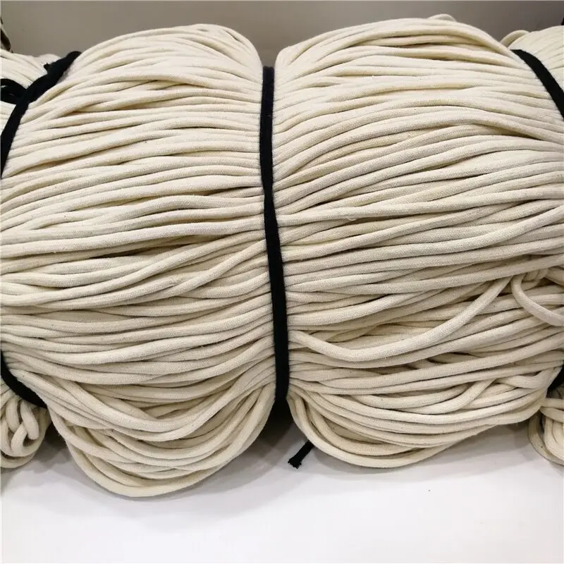 100M 32-strand encryption Cotton Core Cord String 5mm Draw string Cord Rope Craft String waistband drawstring